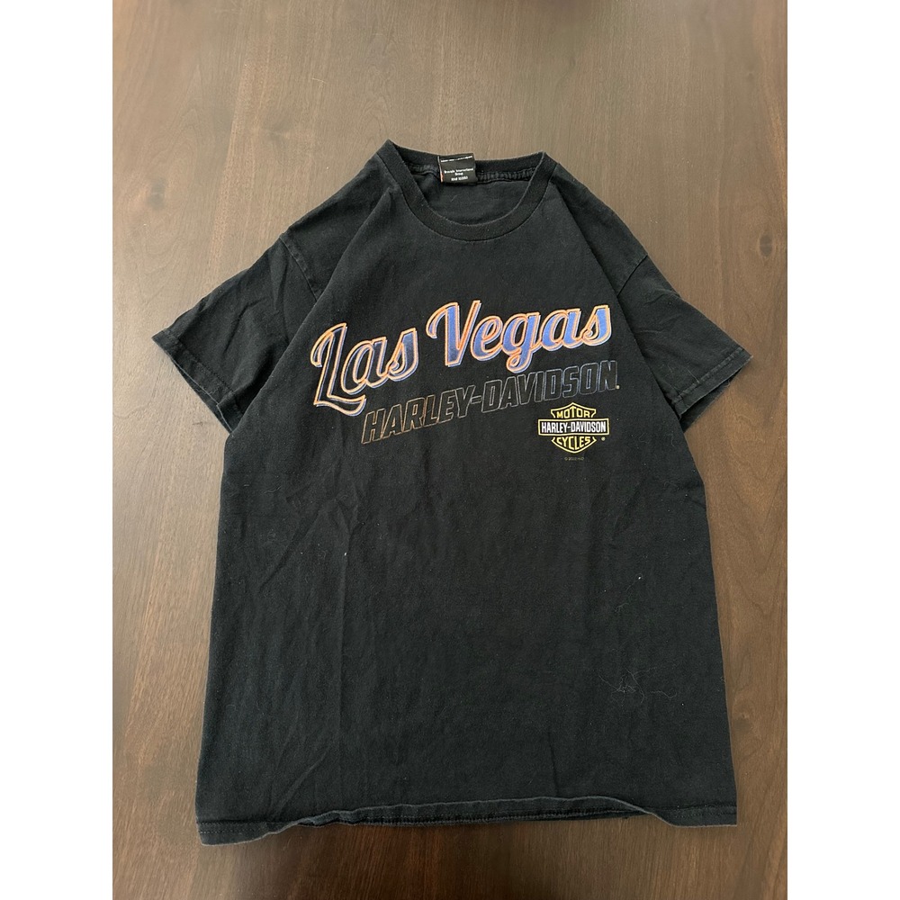 Harley-Davidson Las Vegas Nevada Graphic T-Shirt Mens Black Short Sleeve M